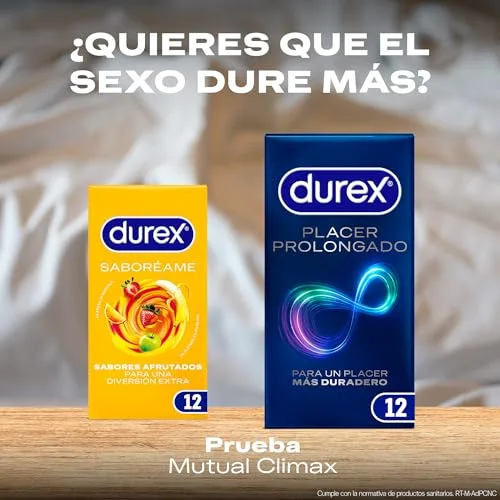 Durex ▫️ Preservativos «Saboréame», Sabores a Fruta para uma Diversão Extra, Morango, Banana, Laranja e Maçã, 12 preservativos 6