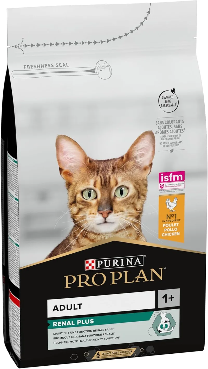 Pro Plan ▫️ Purina Adult Cat Food with Chicken, 6 sacos de 1,5 kg