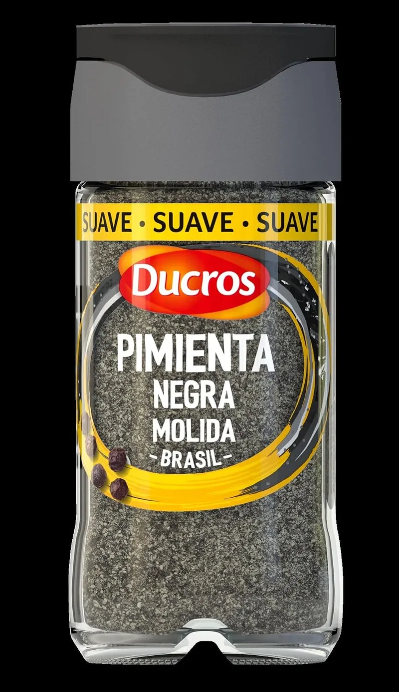 Ducros ▫️ Pimentas - Pimenta Preta Moída do Brasil - 32 g