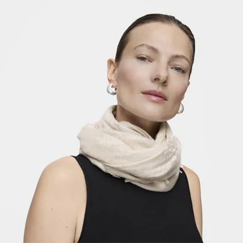 TOUS ▫️ Lenço Kaos Mini Jacquard bege 4