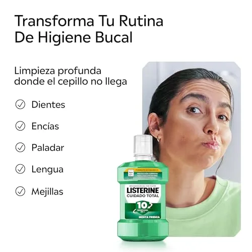 Listerine ▫️ Cuidado Total Proteção para Dentes e Gengivas – Elixir Bucal, 2 x 1 L 6