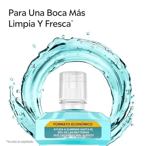 Listerine ▫️ Mentol, Enxaguante Bucal Sem Álcool, Menta Suave, Embalagem de 2 x 1 L 3
