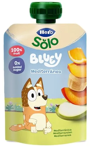 Solo ▫️ Hero Saquinhos de Fruta com Sabor Mediterrânico para Bebés a partir dos 6 meses, 18 x 100 g 3