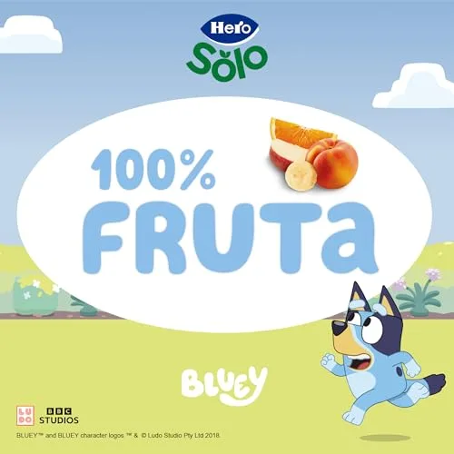 Solo ▫️ Hero Saquinhos de Fruta com Sabor Mediterrânico para Bebés a partir dos 6 meses, 18 x 100 g 6