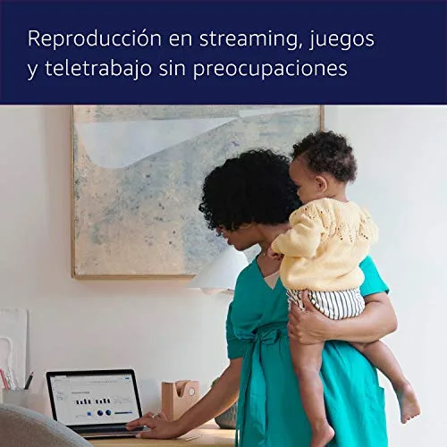 eero ▫️ Router Wi-Fi em rede em malha 6 da Amazon | Com Ethernet de 900 Mb/s, cobertura de 140 m² e capacidade para ligar mais de 75 dispositivos | 1 unidade, modelo de 2021 6