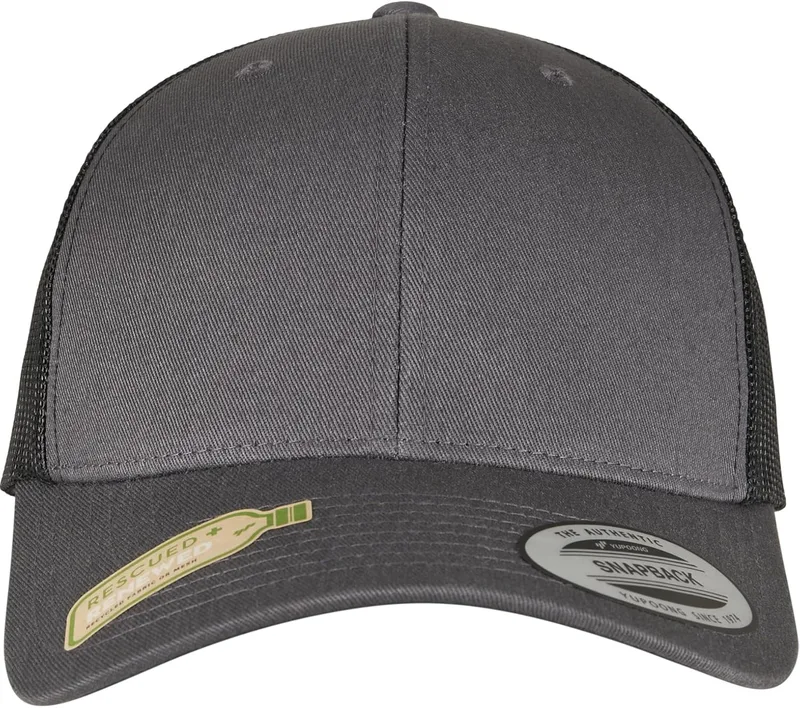 Flexfit ▫️ Boné 6606rt-yp Classics Recycled Retro Trucker Cap 2-Tone - Boné de basebol unissexo para adulto