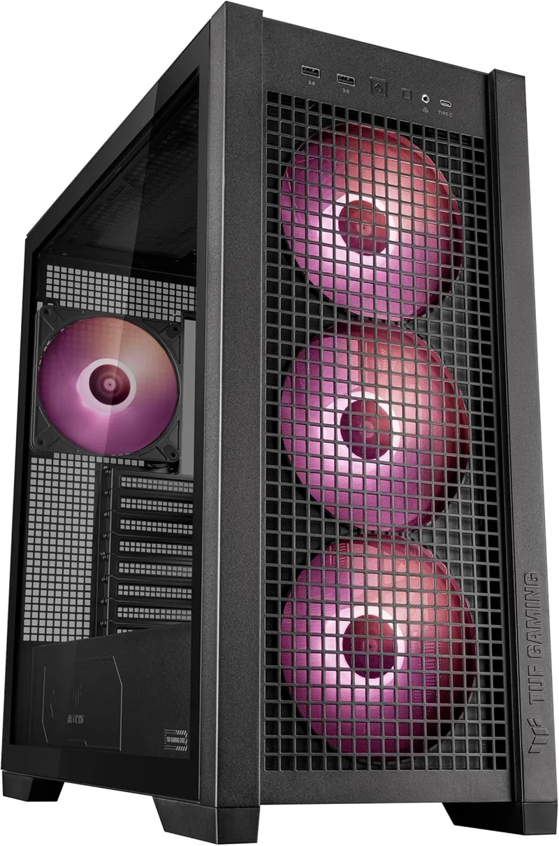 ASUS ▫️ TUF Gaming GT302 ARGB - Caixa para PC ATX - Preto
