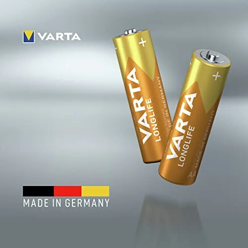 Varta ▫️ Pilhas AA, embalagem de 40 unidades, Longlife Power, alcalinas 3