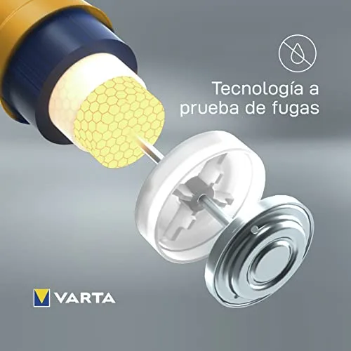 Varta ▫️ Pilhas AA, embalagem de 40 unidades, Longlife Power, alcalinas 7