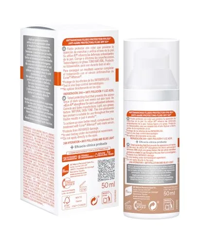 Ecran ▫️ Sunnique - Protetor facial antimanchas FPS 50+ com cor - 50 ml 2