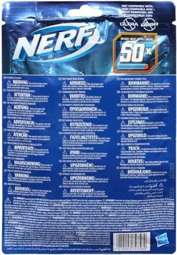 Nerf ▫️ Elite 2.0 - Dardos de reposição - 50 dardos Elite - Compatível com todos os lançadores que utilizam 4