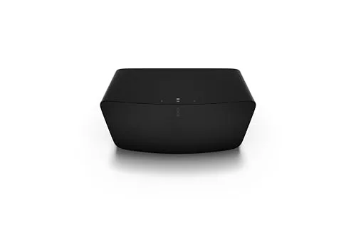 Sonos ▫️ Five | Altifalante Hi-Fi com Wi-Fi, entrada de linha de 3,5 mm e compatibilidade com áudio de alta resolução - Preto 2