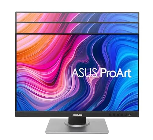 ASUS ▫️ ProArt Display PA248QV - Monitor profissional de 24,1”, 16:10, IPS, WUXGA (1920 x 1200), 100% sRGB, 100% Rec.709, ΔE2, verificado pela Calman, predefinição ProArt, paleta ProArt, suporte ergonómico 3