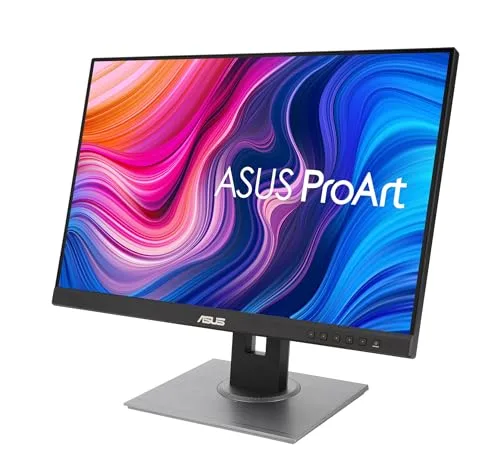 ASUS ▫️ ProArt Display PA248QV - Monitor profissional de 24,1”, 16:10, IPS, WUXGA (1920 x 1200), 100% sRGB, 100% Rec.709, ΔE2, verificado pela Calman, predefinição ProArt, paleta ProArt, suporte ergonómico 6