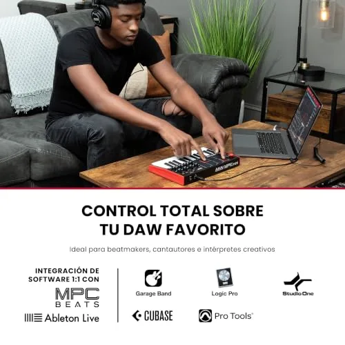 Akai Professional ▫️ MPK Mini MK3 Teclado Controlador MIDI USB 2