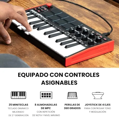 Akai Professional ▫️ MPK Mini MK3 Teclado Controlador MIDI USB 3