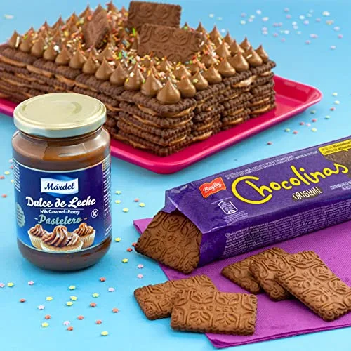 Mardel ▫️ Pacote Chocotorta – 3 unidades de Chocolinas + 1 unidade de doce de leite Pastelero 450 g 4