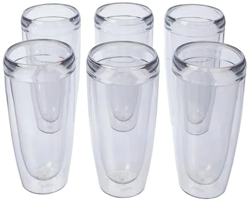 Bodum ▫️ 11894-10SA-12 PAVINA Outdoor - Conjunto de 6 copos de parede dupla (plástico resistente, 0,6 camas) 2