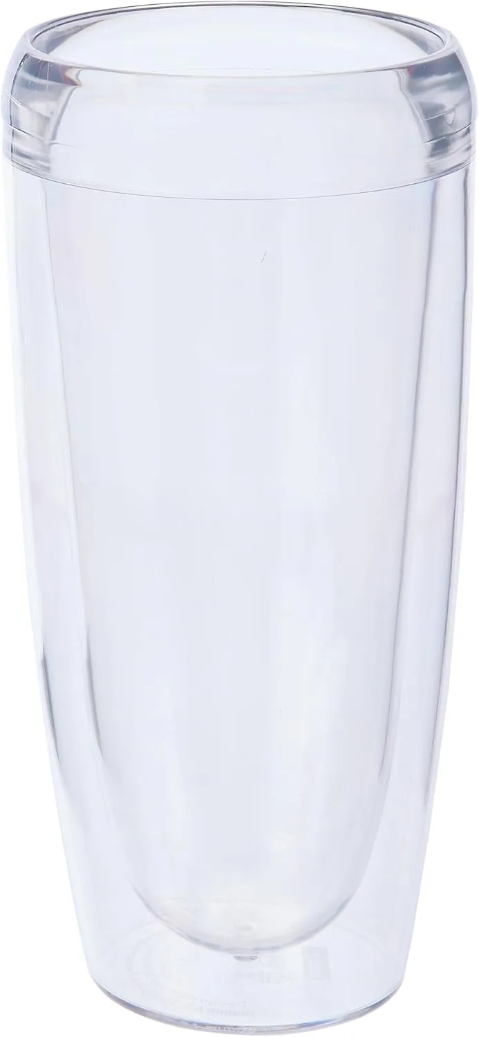 Bodum ▫️ 11894-10SA-12 PAVINA Outdoor - Conjunto de 6 copos de parede dupla (plástico resistente, 0,6 camas)