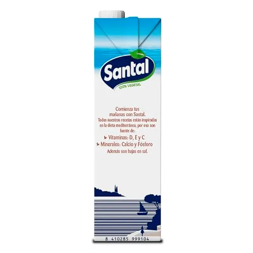 Santal ▫️ Bebida Vegetal de Amêndoa Sem Açúcares Adicionados, Embalagem de 6 x 1 L 7