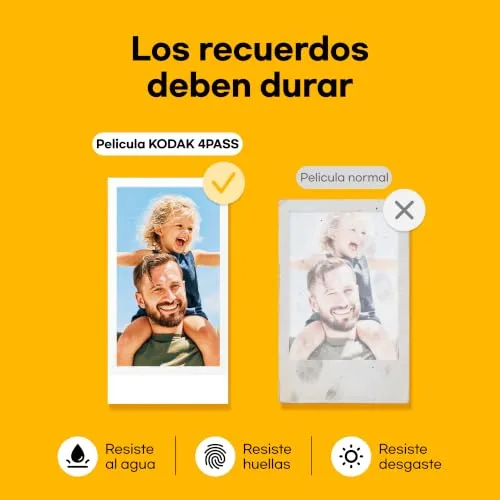 KODAK ▫️ Câmara instantânea retro Mini Shot 2, 5×7,6 cm, 38 folhas, branca 6