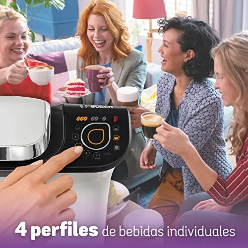 Bosch ▫️ Máquina multibebida TASSIMO MY WAY 2, TAS6504, até 70 bebidas, OneTouch, serviço individual, personalização de bebidas, filtragem de água BRITA MAXTRA+, INTELLIBRE, branca 4