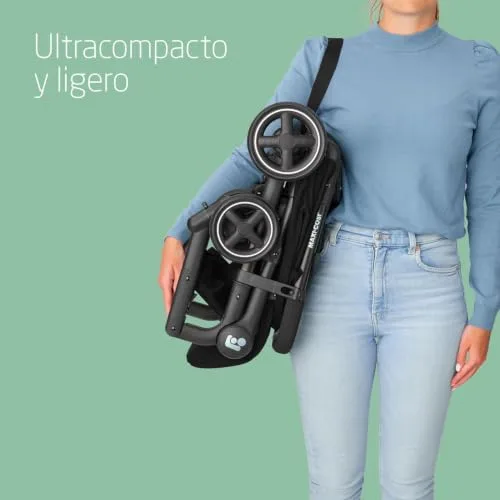 Maxi-Cosi ▫️ Lara2 Cadeira de passeio compacta, 0–22 kg, Essential Black 2
