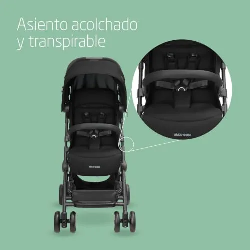 Maxi-Cosi ▫️ Lara2 Cadeira de passeio compacta, 0–22 kg, Essential Black 5
