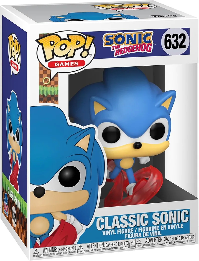 Funko ▫️ Pop! Games: Sonic The Hedgehog 30.º Aniversário - Sonic a Correr