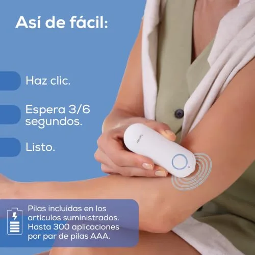 Beurer ▫️ BiteX Original – Dispositivo para o tratamento de mordidas e picadas de insetos BR 60, caneta térmica elétrica para picadas de mosquito que alivia a comichão, ideal para viagens 3