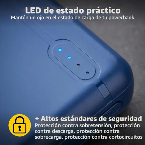 Intenso ▫️ Carregador portátil Power Bank XS10000, bateria externa (10 000 mAh, para smartphones, tablets e muito mais), azul 6