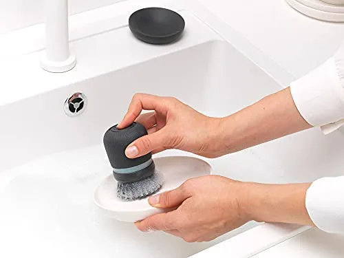 Brabantia ▫️ Escova com dispensador de sabonete, cinzento escuro, tamanho único 3