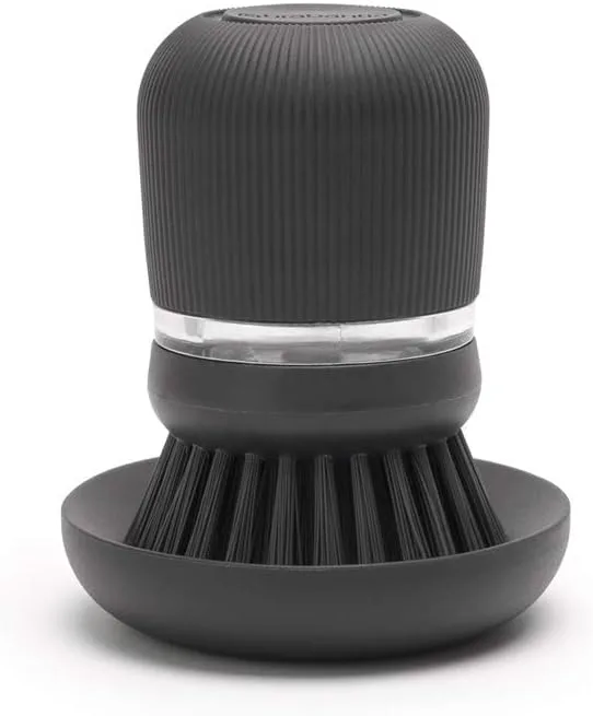 Brabantia ▫️ Escova com dispensador de sabonete, cinzento escuro, tamanho único