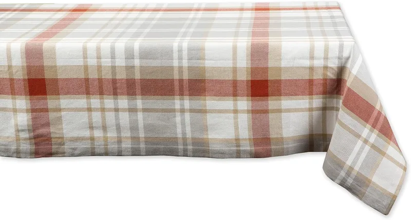 DII ▫️ Coleção Thankful Autumn - Toalha de mesa decorativa retangular de outono, Toalha de mesa, 152 x 182 cm, Toalha de mesa agradável para piqueniques