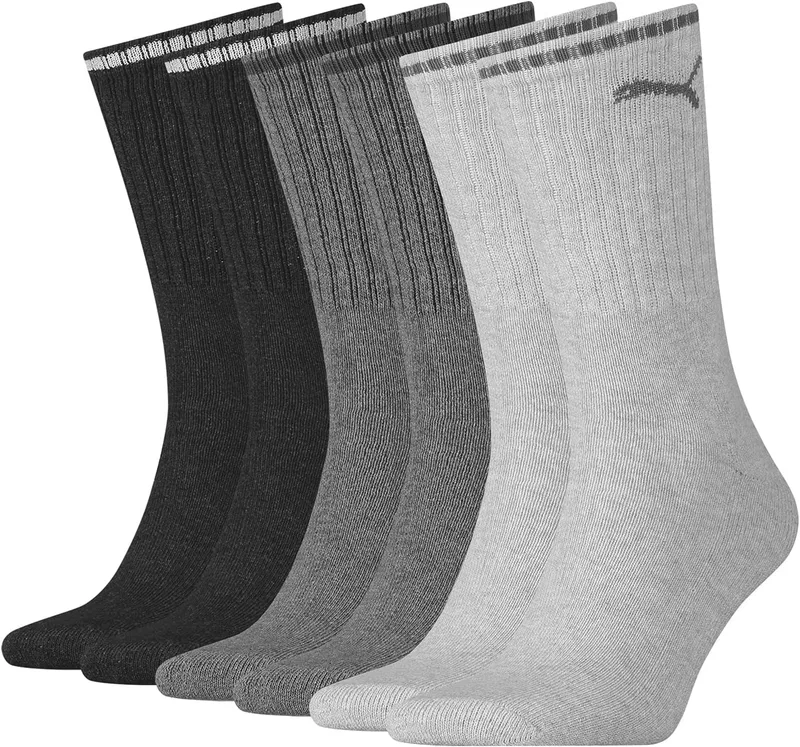 PUMA ▫️ Crew Sock CREW SOCK Unisexo adulto (conjunto de 3)