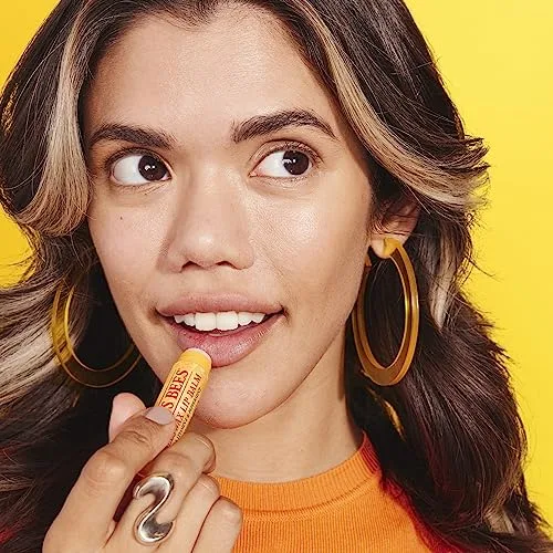 Burt's Bees ▫️ Bálsamos labiais Freshly Picked, : Cera de abelha, Melancia, Tangerina 4