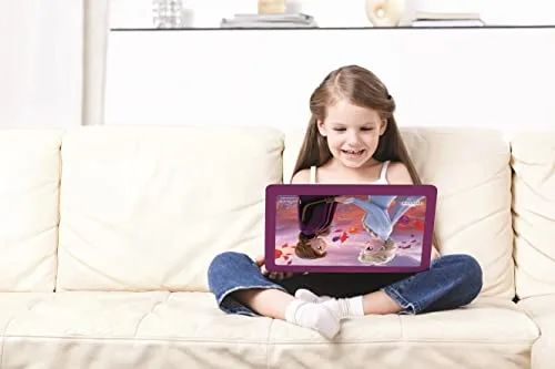 LEXIBOOK ▫️ Disney Frozen 2 - Computador portátil educativo e bilingue francês/inglês - Brinquedo para meninas com 124 atividades educativas, jogos e música com a Elsa e a Anna - Azul/Roxo, JC598FZi1 7