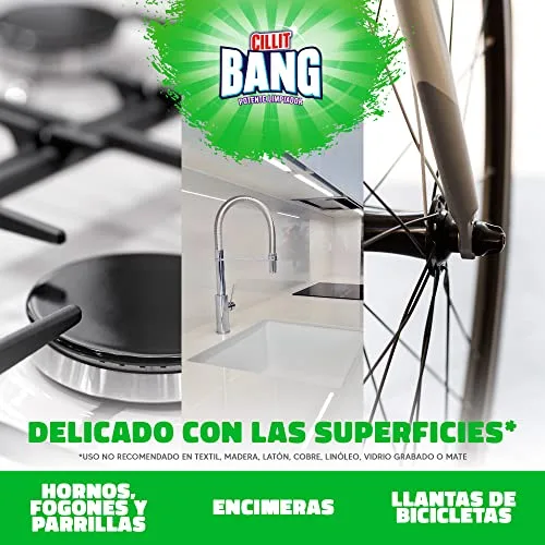 Cillit Bang ▫️ Spray de limpeza desengordurante, para cozinhas, e spray para sujidade e manchas de humidade, para casas de banho - Conjunto de 2 x 750 ml 4