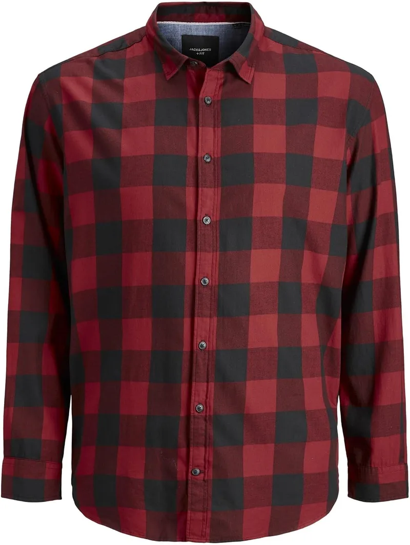 JACK & JONES ▫️ Camisa xadrez Camisa xadrez de corte justo