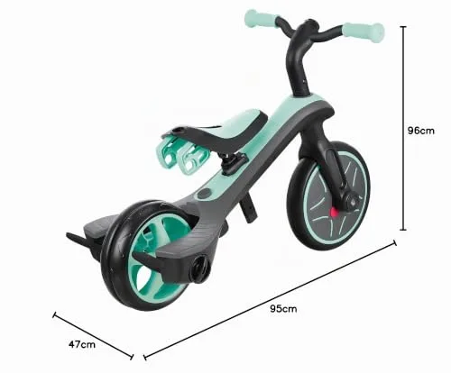Globber ▫️ Brinquedo ao ar livre Explorer Trike 4 em 1 Verde 6