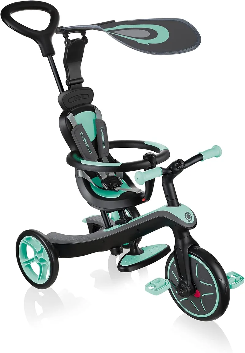 Globber ▫️ Brinquedo ao ar livre Explorer Trike 4 em 1 Verde