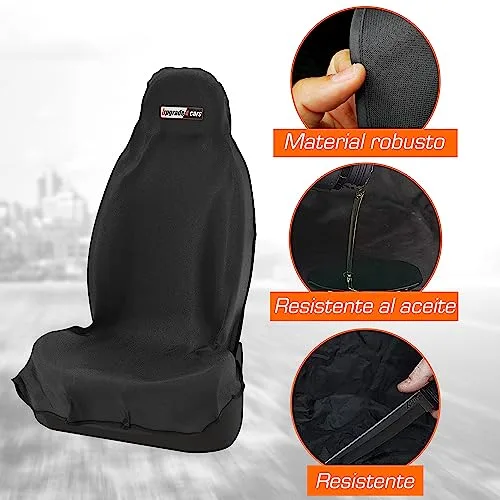 Upgrade4cars ▫️ 2 x Capas impermeáveis para bancos dianteiros de automóvel 3