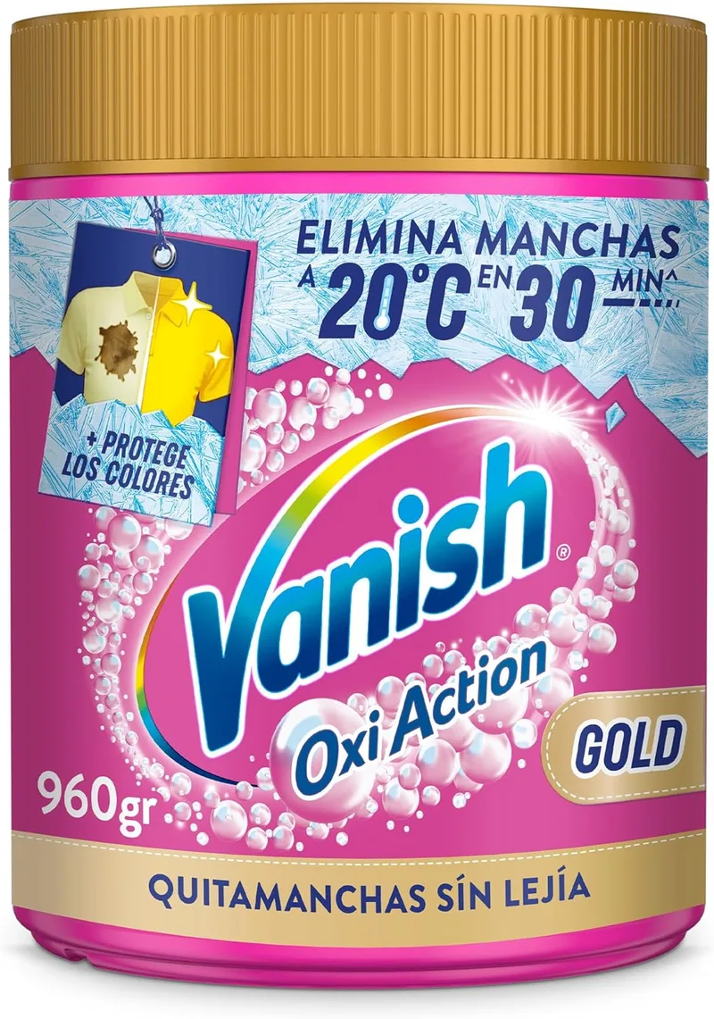 Vanish ▫️ Removedor de nódoas Gold - A nossa melhor fórmula em pó, sem lixívia, 960g
