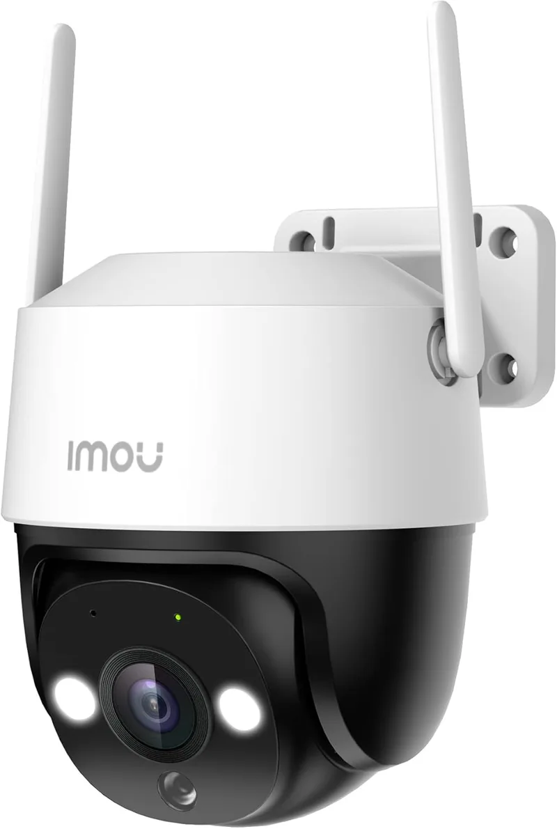 Imou ▫️ Câmara de vigilância Wi-Fi exterior 2K com visão de 360°, câmara IP PTZ de segurança, deteção de pessoas com IA, acompanhamento automático, sirene, visão noturna a cores até 30 m, áudio bidirecional, IP66