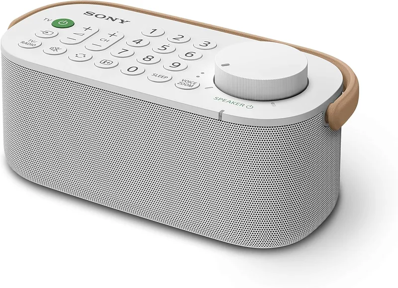 Sony ▫️ SRS-LSR200, altifalante sem fios com comando à distância para televisão, ideal para idosos ou pessoas com problemas de audição, Branco