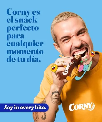 Corny ▫️ Barritas de cereais 0% de chocolate branco, 10 x 6 x 20 g 6