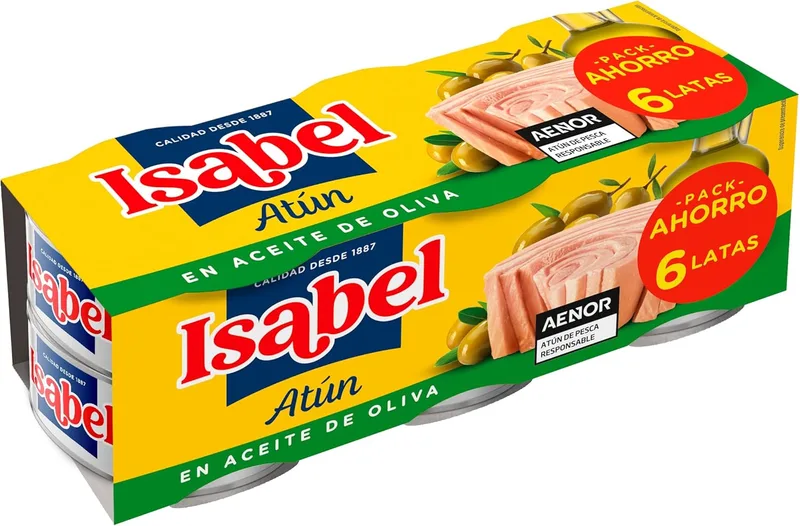 Isabel ▫️ Atum em azeite, embalagem 6 x 65gr