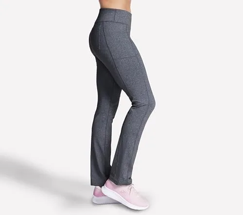 Skechers ▫️ Go Walk Calças de cintura alta Joy – Elásticas em 4 direções, com absorção de humidade, cintura em camadas - Leggings para mulher 2