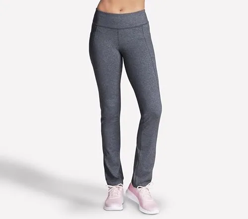 Skechers ▫️ Go Walk Calças de cintura alta Joy – Elásticas em 4 direções, com absorção de humidade, cintura em camadas - Leggings para mulher 4