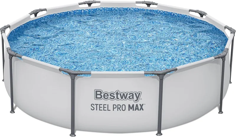 Bestway ▫️ 56406 - Piscina com deck tubular Steel Pro MAX 305 x 76 cm, Multicolor
